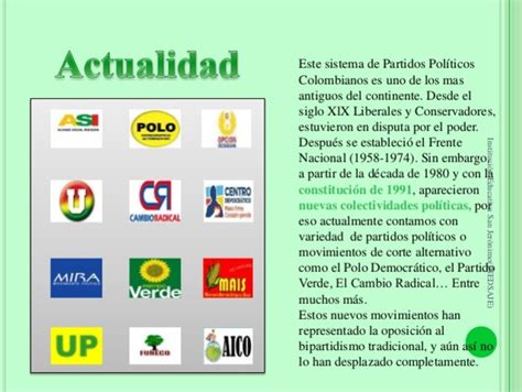 Los Partidos Políticos En Colombia Timeline Timetoast Timelines