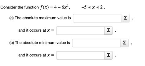 Solved Consider The Function F X 4 6x2 5≤x≤2 A ﻿the