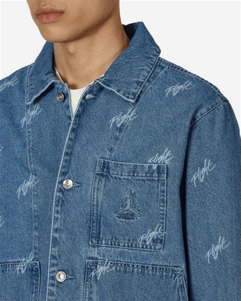 Nike Flight Heritage Denim Jacket In Blue For Men Lyst