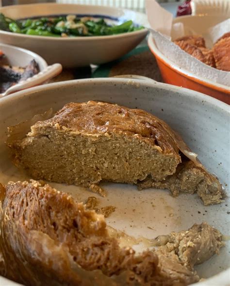 Tried Making My Own Seitan Roast Turkey For The First Time Using The Seitan Society’s Wash The