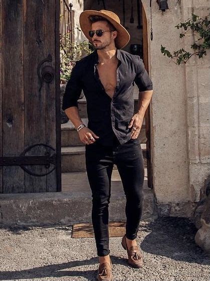 Mens fedora hat styles 2021 | Summer outfits men, Men fashion casual outfits, Mens casual ...