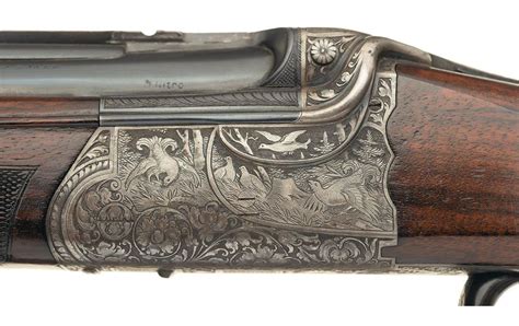 Engraved German Shotgun/Rifle Combination Gun