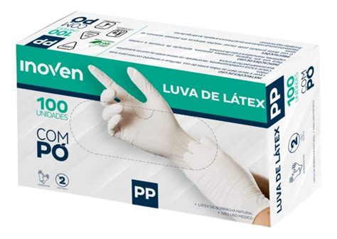 Caixa De Luvas Descartaveis Latex C Pó Inoven 1000 Unidades