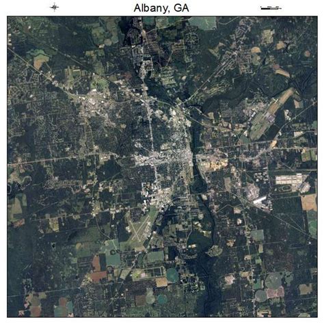 Aerial Photography Map of Albany, GA Georgia