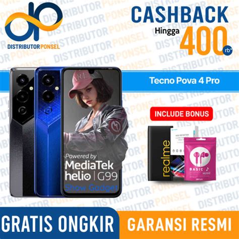 Promo Tecno Pova Pro Nfc Gb Gb Garansi Resmi Techno Pova