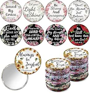 Amazon Pcs Mini Christian Compact Mirror Christian Gifts Bulk