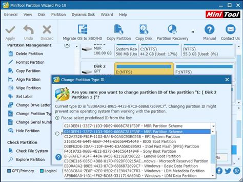 How To Change Partition Type Id Minitool Partition Wizard Tutorial