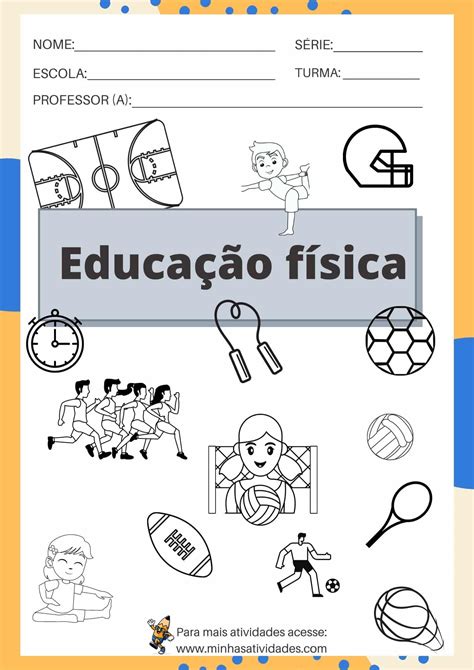 Capa De Trabalho De Educação Fisica