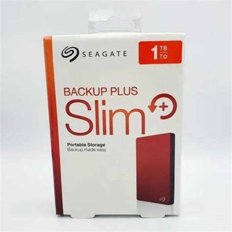 Jual Hardisk Eksternal 1TB Seagate Backup Plus Slim USB 3 0 Baru