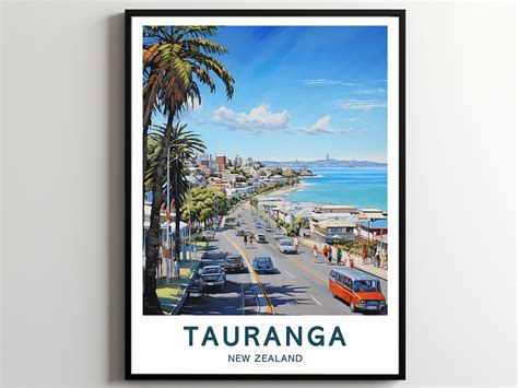 Tauranga Travel Print Wall Art Tauranga Wall Hanging Home - Etsy