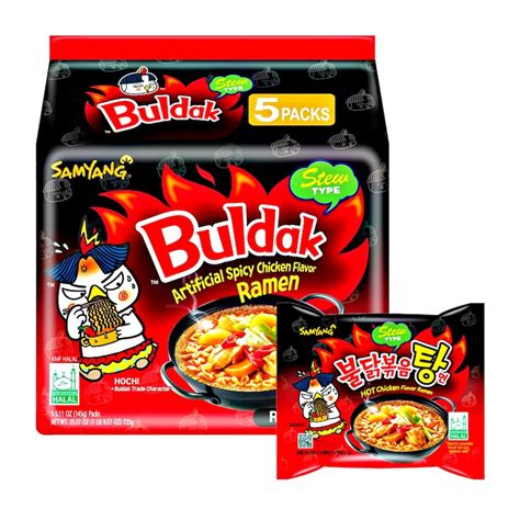 Samyang Buldak Hot Chicken Ramen Stew Type 5x145g Etsy