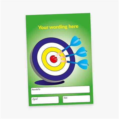 Target Certificates | Personalised | A5 | Classroom Reward