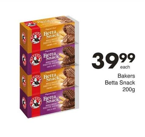 Bakers Betta Snack Offer At Save