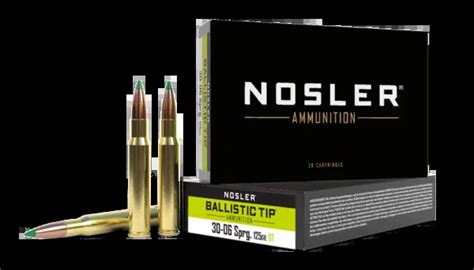 Nosler 30 06 Springfield 125gr Ballistic Tip Hunting Ammunition 20ct