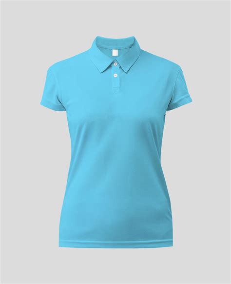 Gildan Camiseta Polo Adulto Dama Talla Xl Poliester Gr Azul Claro