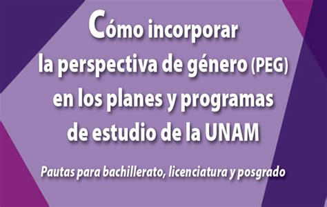 Libro Cómo incorporar la perspectiva de género PEG en los planes y