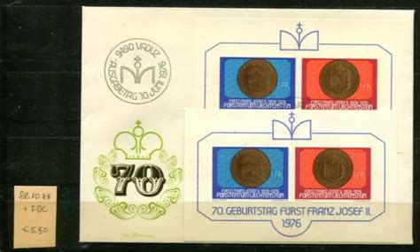 FÜRSTENTUM LIECHTENSTEIN 1976 70 Geburtstag Fürst Franz Josef II Block