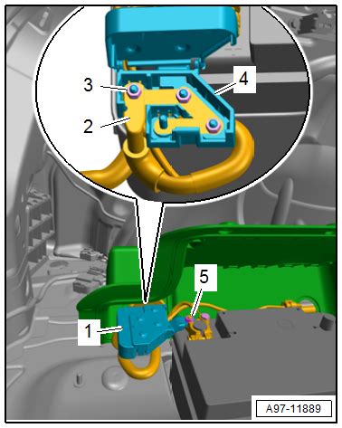 Volkswagen Golf Service Reparaturanleitung Sicherungshalter Batterie