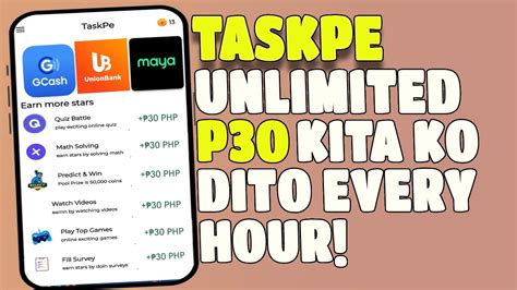 30 GCASH TaskPe App Magsasawa Ka Sa Kikitain Mo Dito Basta