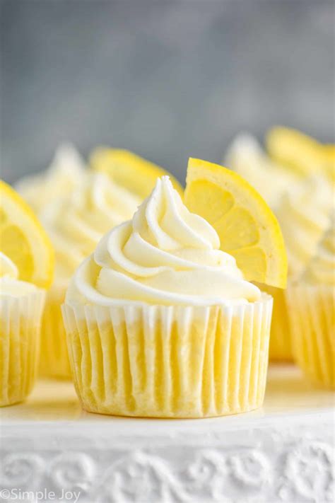 Lemon Cupcakes - Simple Joy