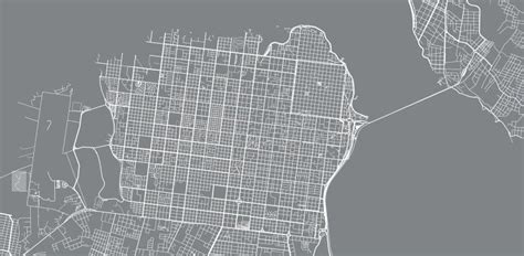 Urban Vector City Map of Posadas, Argentina Stock Vector - Illustration of borough, place: 275998860