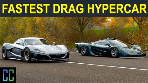 Fastest Drag Hypercar Rimac C Two Vs Mclaren F Gt Forza Horizon