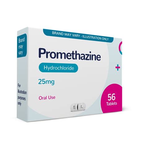 Buy Promethazine Hydrochloride 56 X 25mg Tablets Chemist 4 U