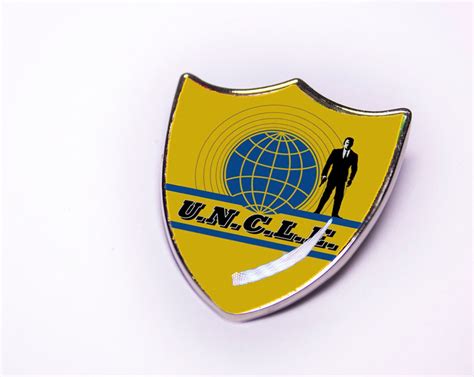 Man From Uncle Inspired Shield Pin Badge - Etsy