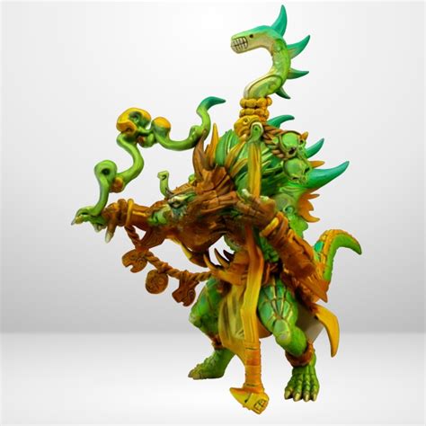 Hot Goblin ロースカールザブラインド ミニチュア ホットゴブリン リザードフォーク シャーマン