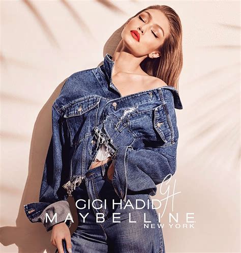 Gigi Hadid Gigi X Maybelline Photoshoot October 2017 GotCeleb