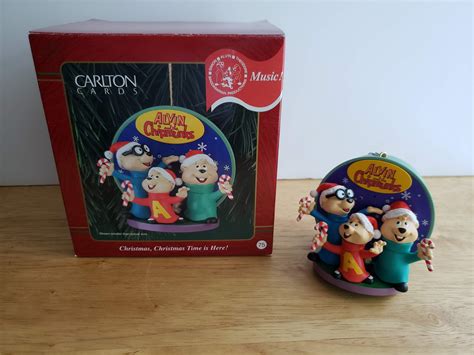 Alvin and the Chipmunks Carlton Cards Christmas Ornament – SOLD – Aunt ...