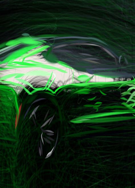 Chevrolet Camaro Krypton Drawing Digital Art By Carstoon Concept Fine