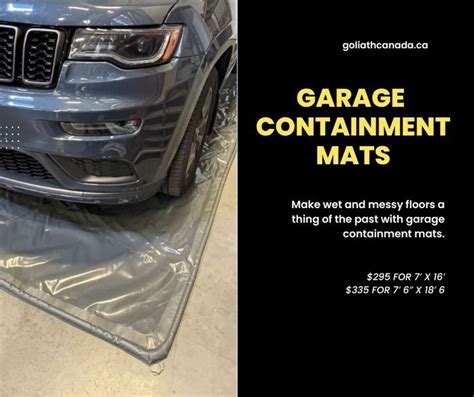 Garage Containment Mats Garage Floor Mats Garage Floor Flooring