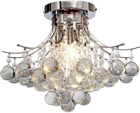 Saint Mossi Chandelier Modern K9 Crystal Chandelier Light Flush Mount