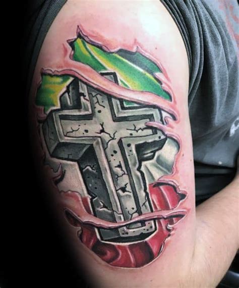 40 Italian Flag Tattoo Ideas For Men - Italy Designs