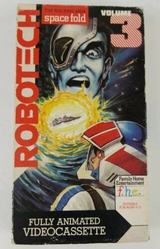 Robotech Vhs The Macross Saga Space Fold Vol 3 Vintage Animation 1986