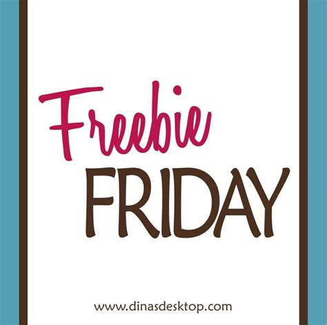 Friday Freebie Newsletter Template Dinas Desktop