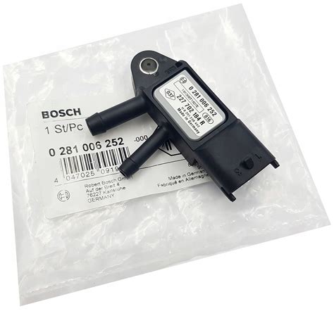 BOSCH CZUJNIK CIŚNIENIA SPALIN 0281006252 RENAULT 0 281 006 252 za 304