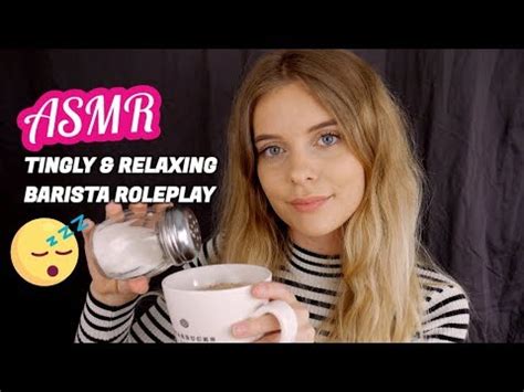 ASMR Tingly Relaxing Barista RP Ear To Ear Whispering Soft