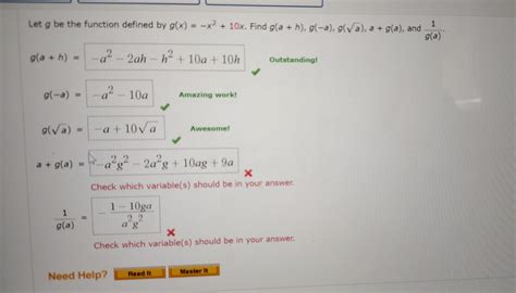 Solved Let G Be The Function Defined By G X X 2 10x Find