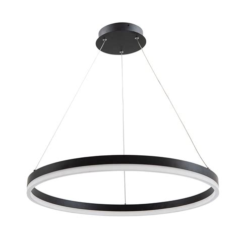 Cronus 60cm LED Hanging Round Halo Ring Pendant Light – Roundabout Lighting