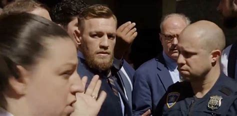 Conor Mcgregor Issues Statement Outside Court House Video Ufc And Mma News