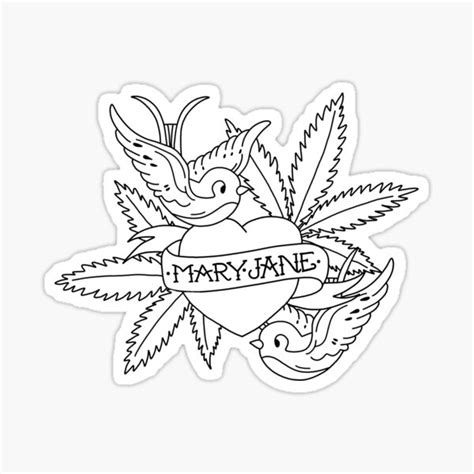 Mary Jane Sticker For Sale By Valentinahramov Redbubble