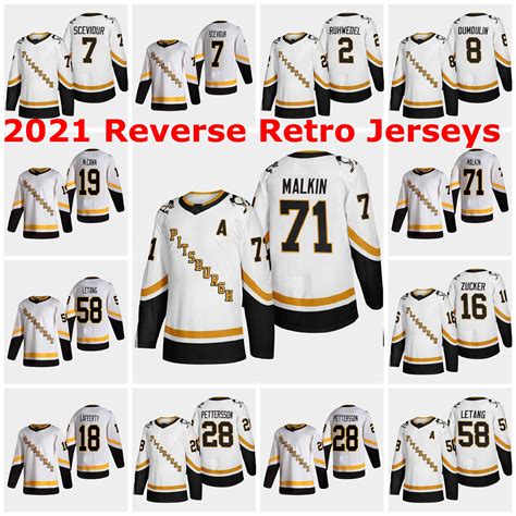 2021 2021 Reverse Retro Pittsburgh Penguins Jerseys 35 Tristan Jarry ...