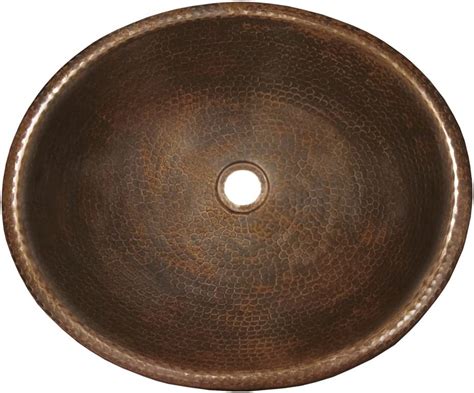 Native Trails Cps240 Classic Drop In Bathroom Sink Antique Copper Vessel Sinks