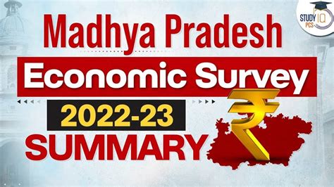 Mppsc Prelims Economic Survey Of Madhya Pradesh Mp