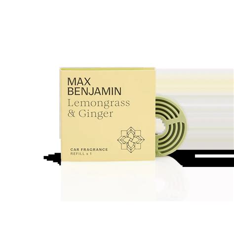 Max Benjamin Car Fragrance Refill Lemongrass And Ginger Fernhill Garden Centre