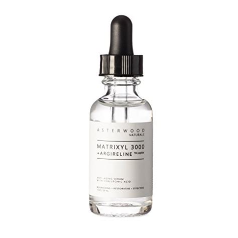 Asterwood Naturals Matrixyl 3000 Argireline Hyaluronic Acid Organic