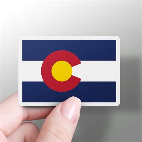 Colorado State Flag Sticker Etsy