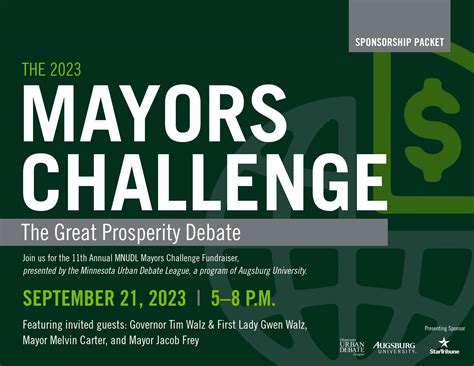 2023 Mayors Challenge - Minnesota Urban Debate League